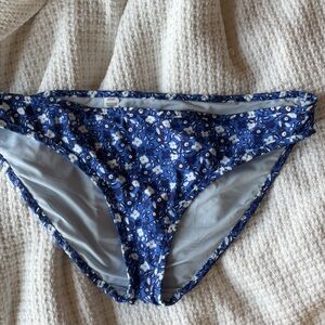 nwt aerie blue floral Swim Bottom